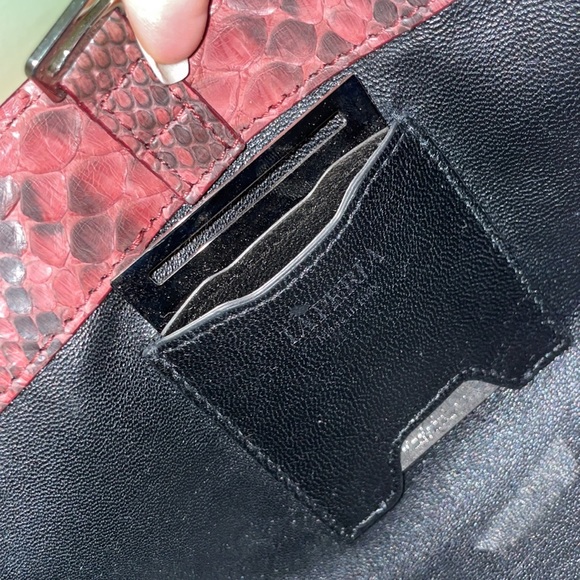 Gorgeous New La Perla Python Skin Mini Bag with gold chain and mirror included. - Picture 6 of 6